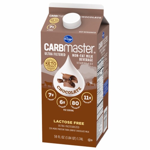 Kroger® CARBMaster® Lactose Free Skim Chocolate Milk Perspective: top