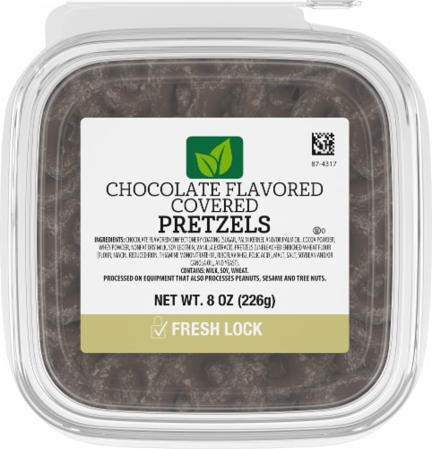 Kroger® Chocolate Flavored Covered Pretzels Perspective: top