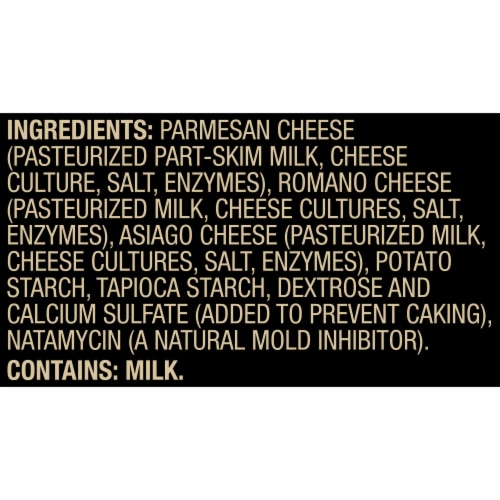 Private Selection® Italian Style Blend Fine Shredded Cheese Perspective: top