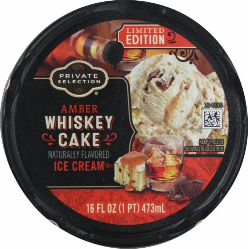 Private Selection® Amber Whiskey Cake Ice Cream Perspective: top