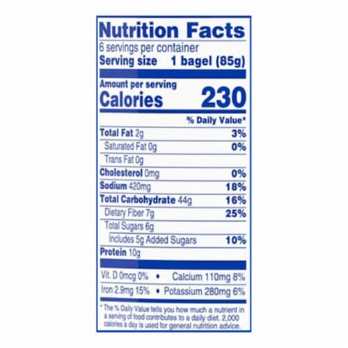 Kroger® 100% Whole Wheat Bagels Perspective: top