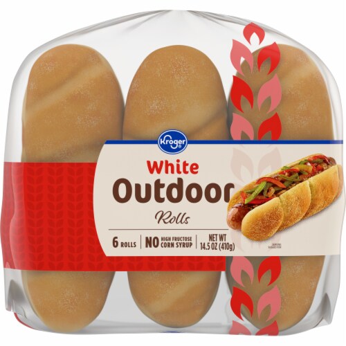 Kroger® White Outdoor Rolls Perspective: top