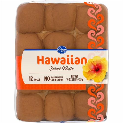 Kroger® Sweet Hawaiian Dinner Rolls Perspective: top