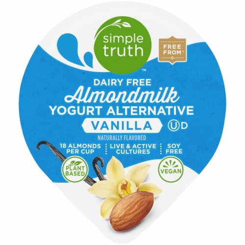 Simple Truth™ Vanilla Dairy Free Almondmilk Yogurt Cup Perspective: top