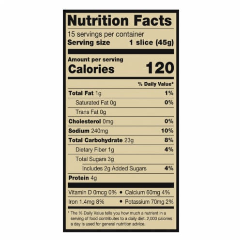 Private Selection® Wide Pan Buttermilk Bread Perspective: top