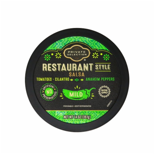 Private Selection® Mild Restaurant Style Salsa Perspective: top