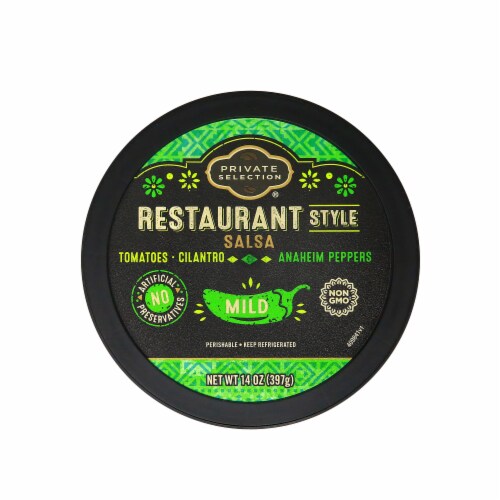 Private Selection® Mild Restaurant Style Salsa Perspective: top