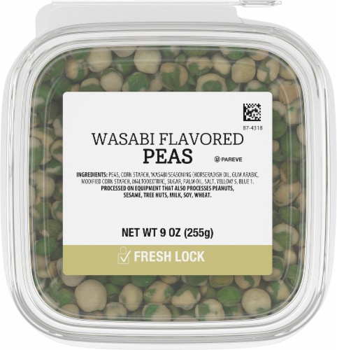Kroger Wasabi Flavored Peas Snack Mix Perspective: top