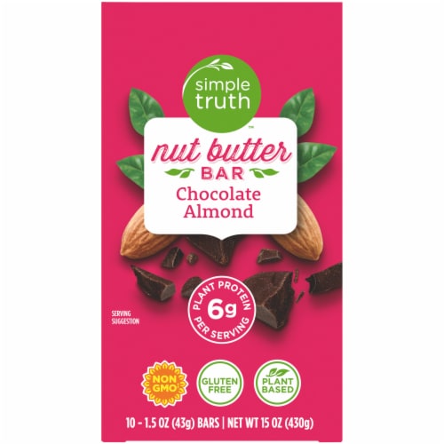Simple Truth™ Chocolate Almond Nut Butter Bars Perspective: top