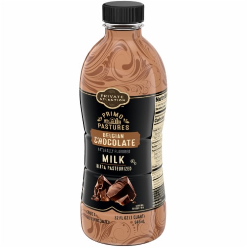 Private Selection® Primo Pastures Belgian Chocolate Milk Quart Perspective: top