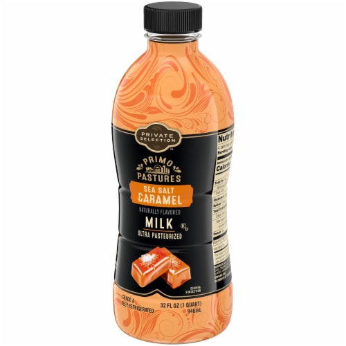 Private Selection® Primo Pastures Sea Salt Caramel Milk Quart Perspective: top