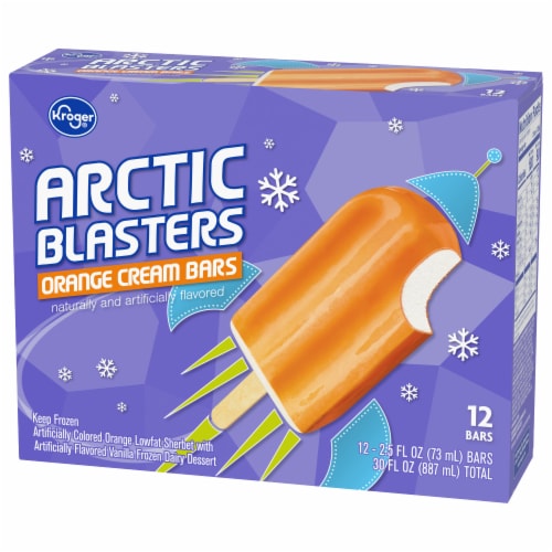 Kroger® Arctic Blasters Orange Cream Bars Perspective: top