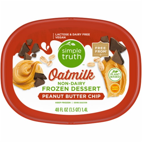 Simple Truth™ Peanut Butter Cup Oatmilk Non-Dairy Frozen Dessert Perspective: top