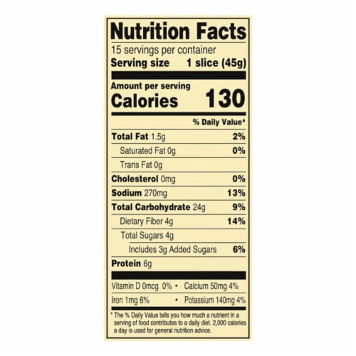 Western Hearth® 100% Whole Wheat Bread Perspective: top