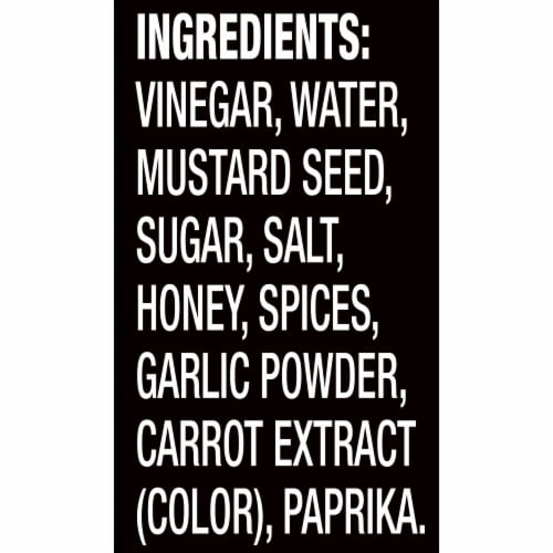 Kroger® Honey Mustard Perspective: top