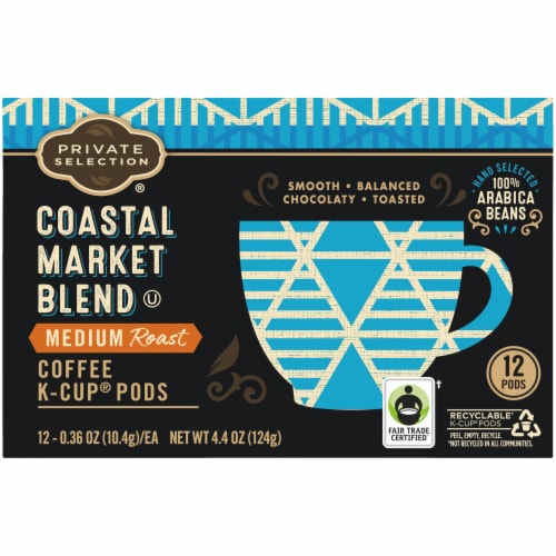 Private Selection® Coastal Market Blend Medium Roast K-Cup Coffee Pods Perspective: top