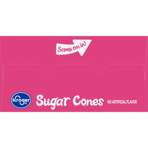 Kroger® Sugar Cones Perspective: top