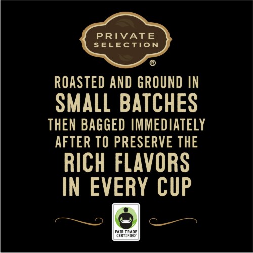 Private Selection® Fair Trade Roasted Hazelnut Medium Roast Whole Bean Coffee Perspective: top