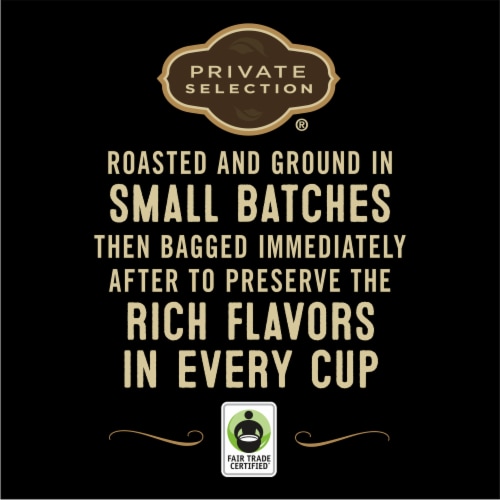 Private Selection® Fair Trade Sumatran Mandheling Medium-Dark Roast Ground Coffee Perspective: top