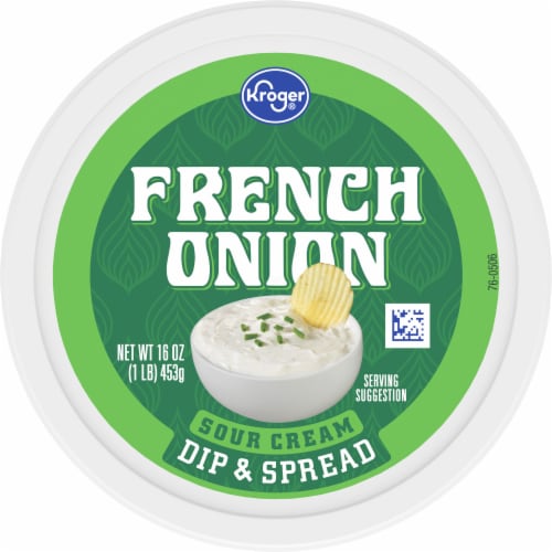 Kroger® French Onion Sour Cream Dip & Spread Perspective: top