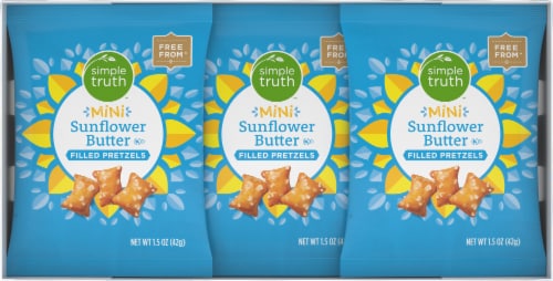Simple Truth™ Mini Sunflower Butter Filled Pretzels Perspective: top