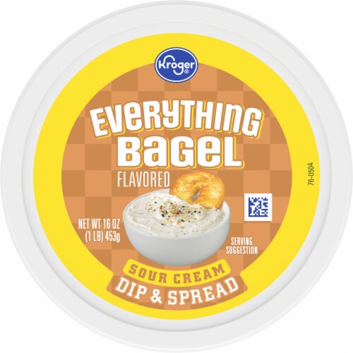 Kroger® Everything Bagel Flavored Sour Cream Dip Perspective: top