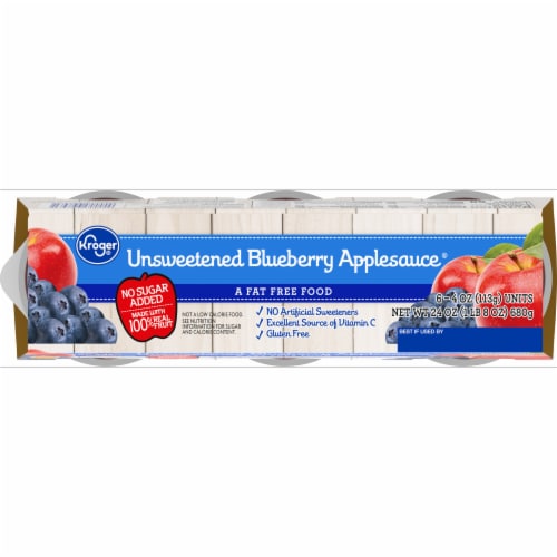 Kroger® Blueberry Applesauce Perspective: top