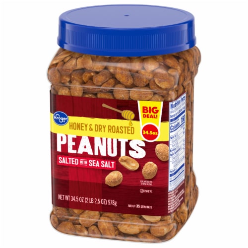 Kroger® Salted Honey & Dry Roasted Peanuts BIG DEAL! Perspective: top