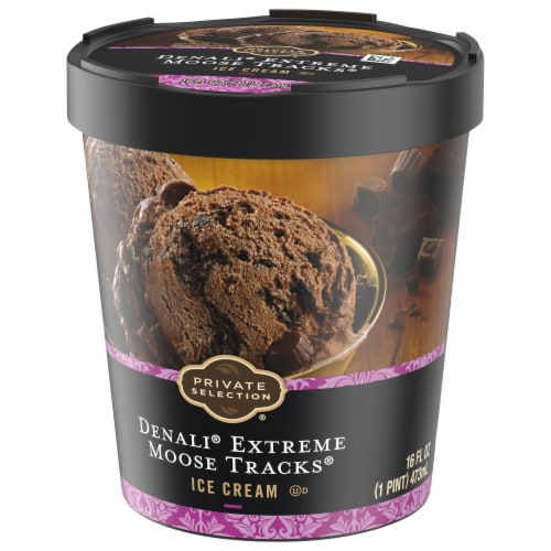 Private Selection® Extreme Moose Tracks Ice Cream Pint Perspective: top