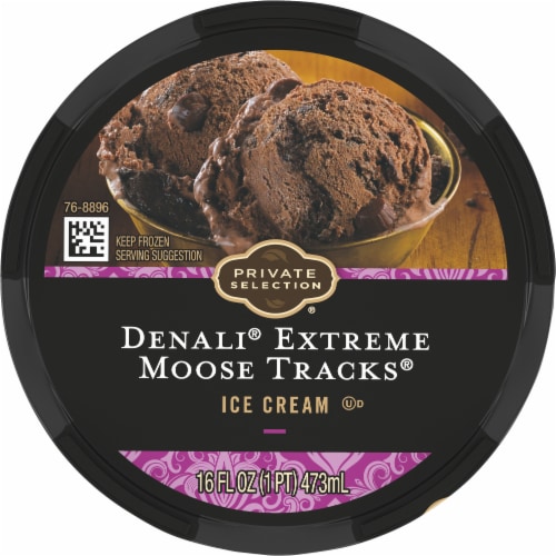 Private Selection® Denali® Extreme Moose Tracks® Ice Cream Pint Perspective: top