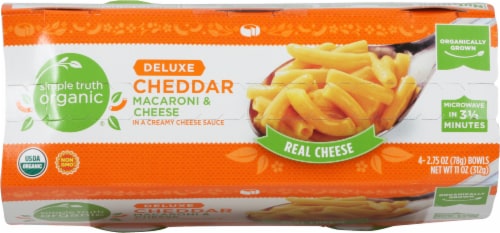 Simple Truth Organic® Deluxe Cheddar Macaroni & Cheese Perspective: top