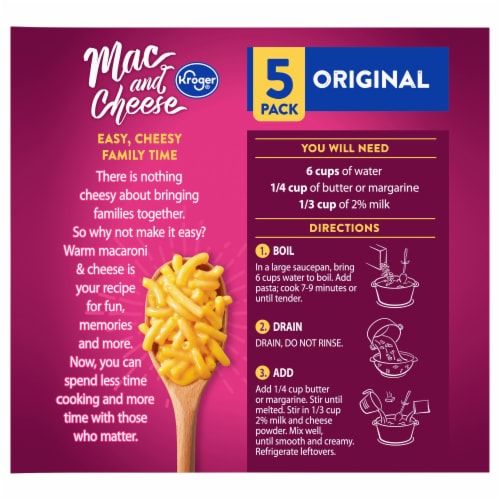 Kroger® Original Macaroni and Cheese Perspective: top