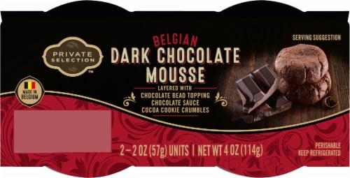 Private Selection™ Belgian Dark Chocolate Mousse Perspective: top