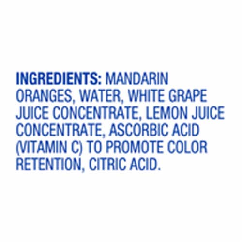 Kroger® Mandarin Orange Cups in 100% Juice Perspective: top