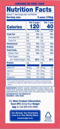 Kroger® Variety Pack Mighty Ice Pops Perspective: top
