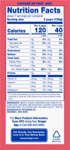 Kroger® Mighty Ice Pops Perspective: top