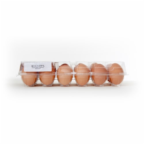Simply Roundy's® Organic Free Range Large Brown Eggs Perspective: top