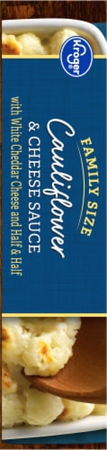 Kroger® Frozen Cauliflower & Cheese Sauce Bake Family Size Perspective: top