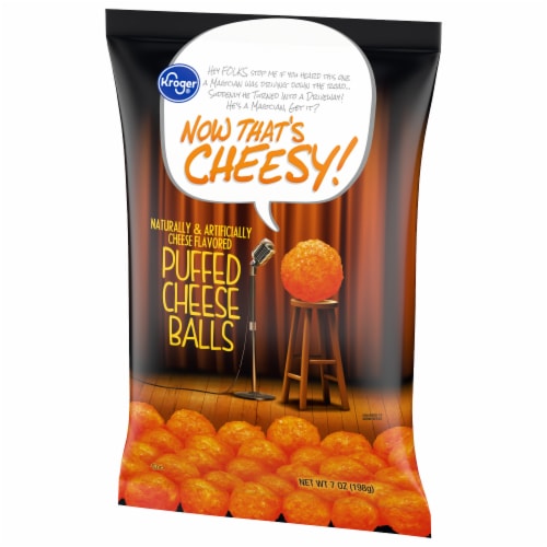 Kroger® Cheese Puffed Balls Chips Perspective: top