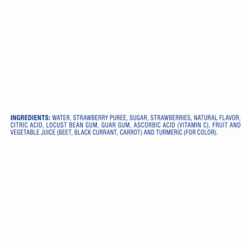 Kroger® Strawberry Frozen Fruit Bars Perspective: top