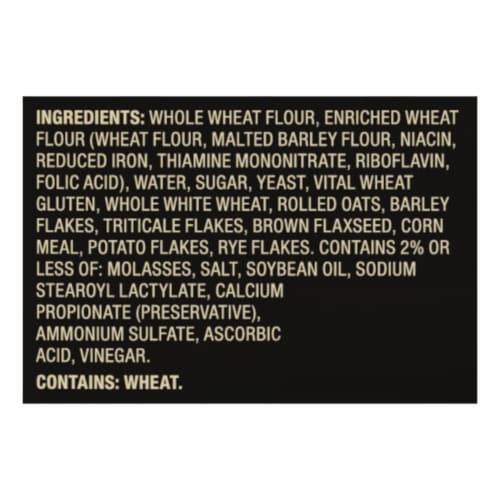Private Selection® Multigrain Sliced Wide Pan Bread Perspective: top