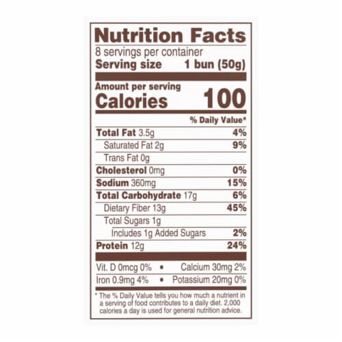 Kroger® Carbmaster® White Hamburger Buns Perspective: top