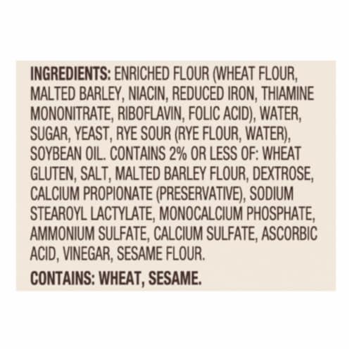 Kroger® Market & Mill® Artisan White Hamburger Buns Perspective: top