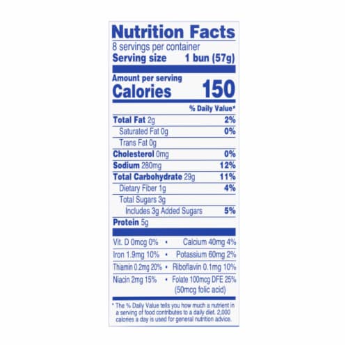 Kroger® Rich N Honey Hamburger Buns Perspective: top
