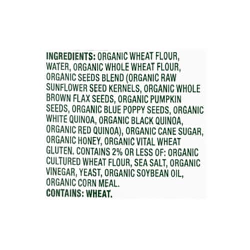 Simple Truth Organic® Multi Seed Bagels Perspective: top