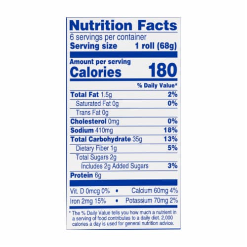 Kroger® White Brat & Sausage Rolls Perspective: top