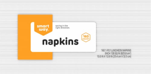 Smart Way Paper Napkins Perspective: top