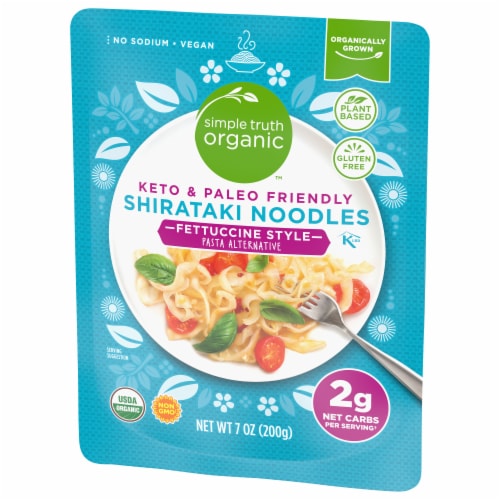 Simple Truth Organic® Keto Fettuccine Style Shirataki Noodles Perspective: top