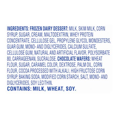 Kroger® Vanilla Frozen Dairy Dessert Sandwiches Perspective: top