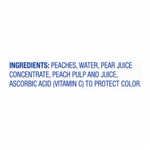 Kroger® Canned Yellow Cling Sliced Peaches Big Deal! Perspective: top